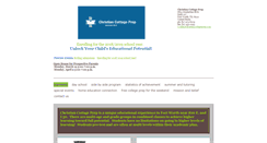 Desktop Screenshot of christiancottageprep.com